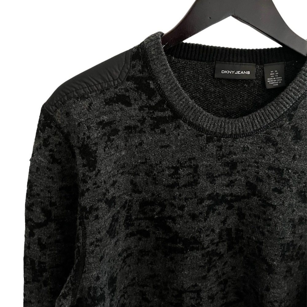 DKNY Black Crewneck Sweater